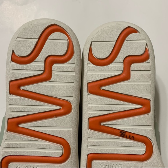 SWIMS Mens Luca Stone Toe Lace Up Low Top Sneakers Shoe Size 9 runs Big = To 10 - Picture 10 of 12